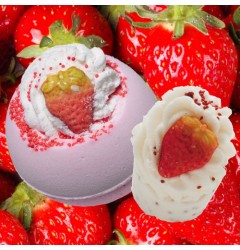 Strawberry Sunrise Bath Blaster & Wild Strawberries Mallow